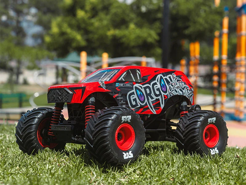 Arrma Monster Truck Gorgon GROM charbon 4X4 RTR 1/16 rouge - ARA2130T2 - Image 12