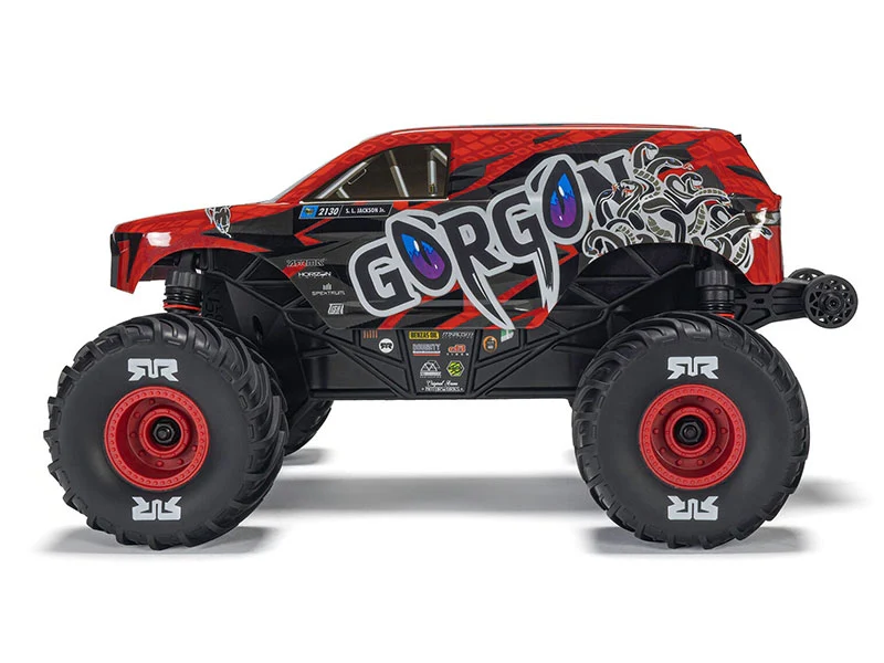 Arrma Monster Truck Gorgon GROM charbon 4X4 RTR 1/16 rouge - ARA2130T2 - Image 3