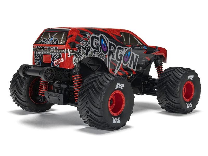 Arrma Monster Truck Gorgon GROM charbon 4X4 RTR 1/16 rouge - ARA2130T2 - Image 4