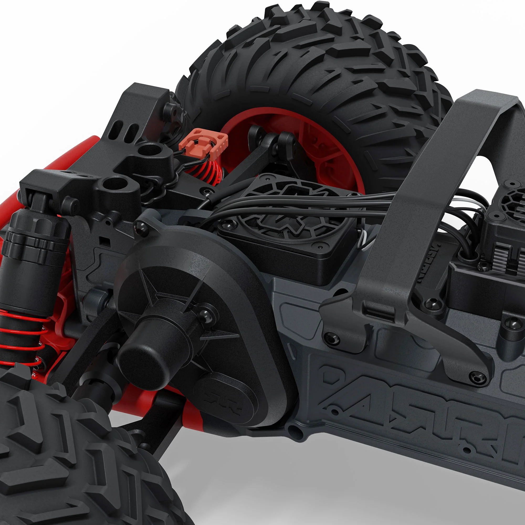 Arrma Monster Truck QUAKE 223S DSC 2WD RTR Brushless 1/10 rouge - ARA3537T1 - Image 12