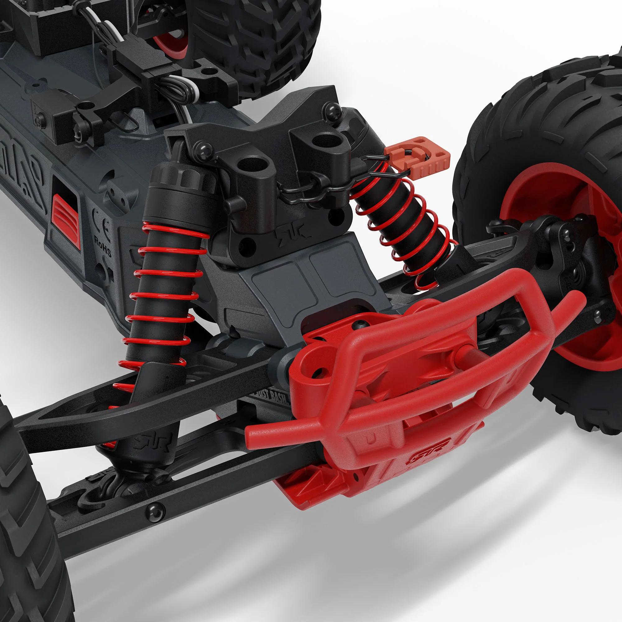 Arrma Monster Truck QUAKE 223S DSC 2WD RTR Brushless 1/10 rouge - ARA3537T1 - Image 15