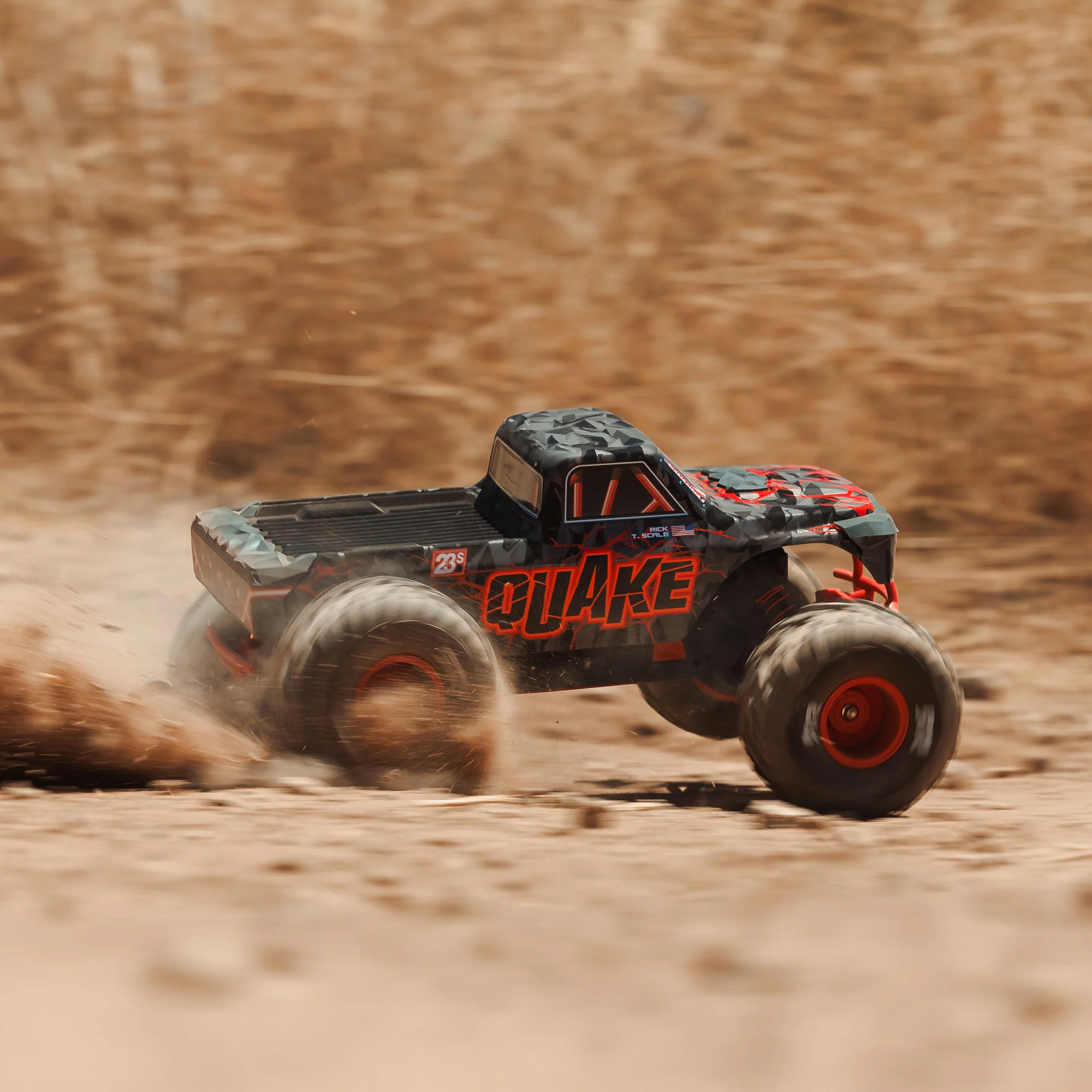 Arrma Monster Truck QUAKE 223S DSC 2WD RTR Brushless 1/10 rouge - ARA3537T1 - Image 18