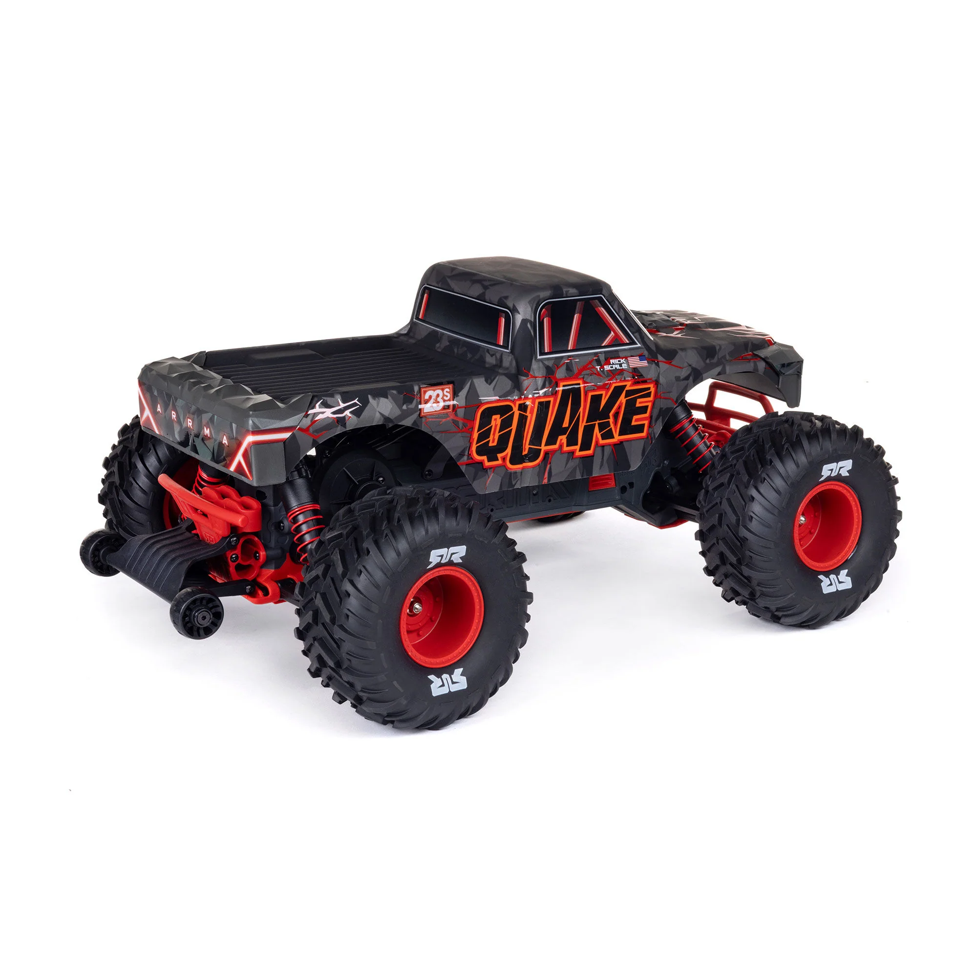 Arrma Monster Truck QUAKE 223S DSC 2WD RTR Brushless 1/10 rouge - ARA3537T1 - Image 2