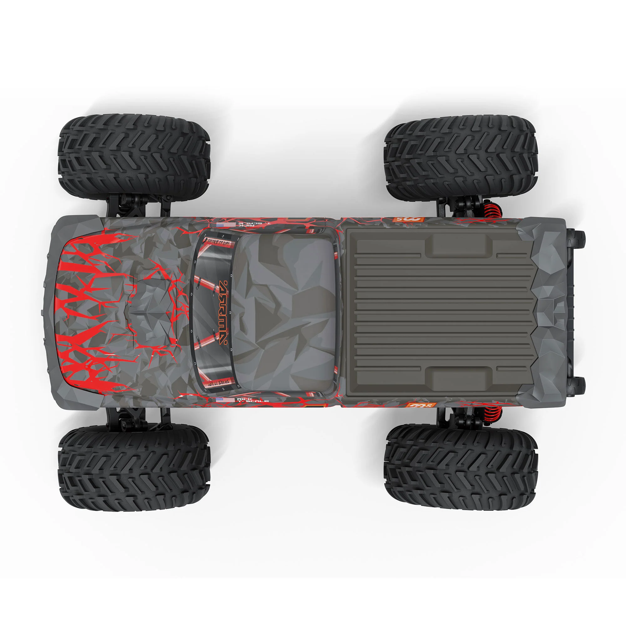 Arrma Monster Truck QUAKE 223S DSC 2WD RTR Brushless 1/10 rouge - ARA3537T1 - Image 6