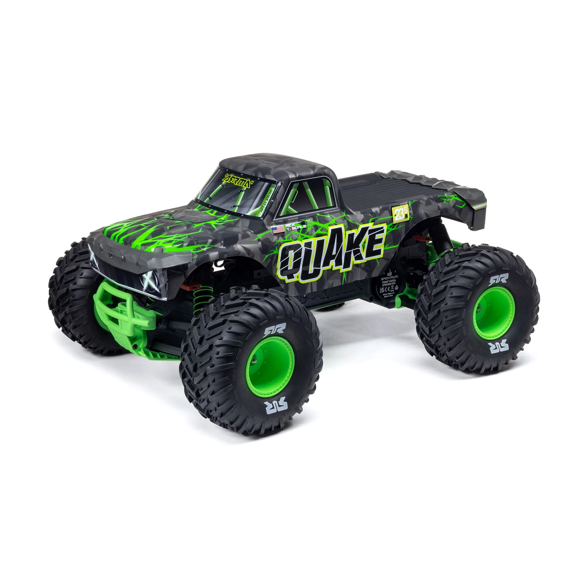 Arrma Monster Truck QUAKE 223S DSC 2WD RTR Brushless 1/10 vert - ARA3537T2