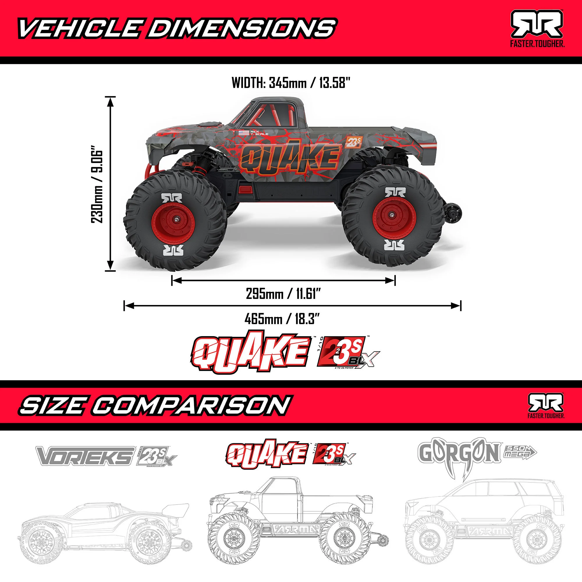 Arrma Monster Truck QUAKE 223S DSC 2WD RTR Brushless 1/10 violet - ARA3537T3 - Image 18