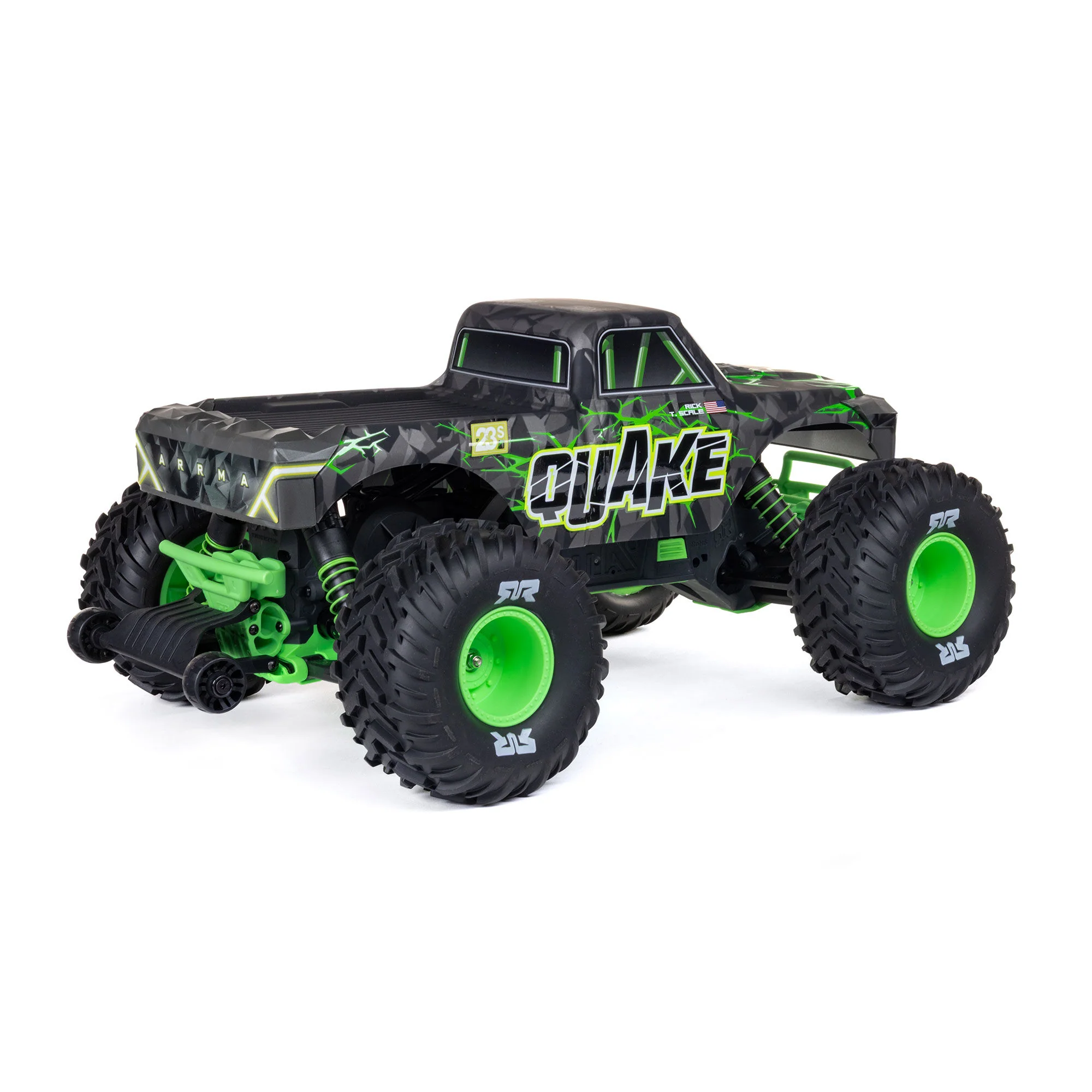 Arrma Monster Truck QUAKE 223S DSC 2WD RTR Brushless 1/10 vert - ARA3537T2 - Image 3
