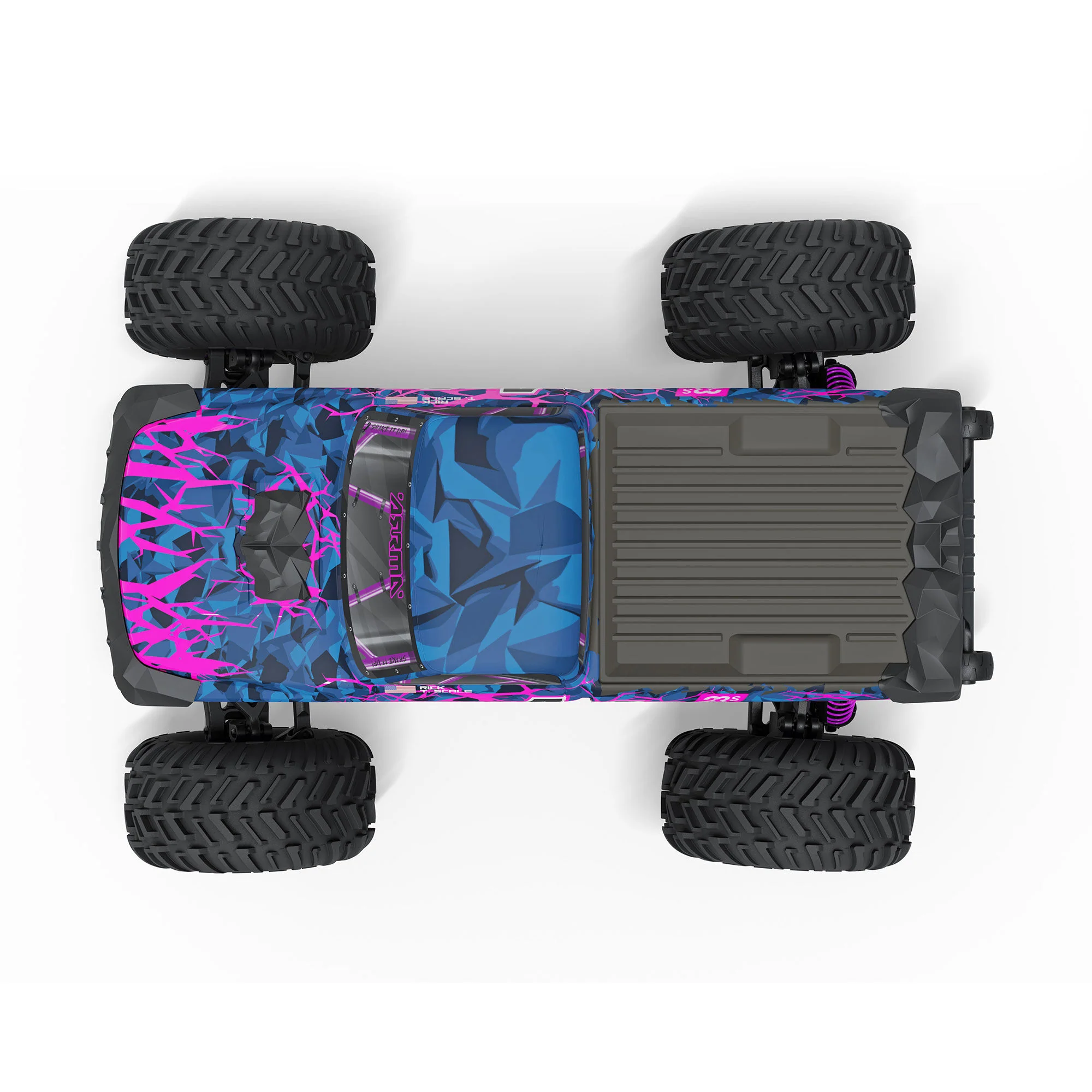 Arrma Monster Truck QUAKE 223S DSC 2WD RTR Brushless 1/10 violet - ARA3537T3 - Image 6