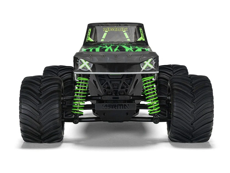 Arrma Monster Truck Quake GROM charbon 4X4 RTR 1/16 vert - ARA2137T2 - Image 2