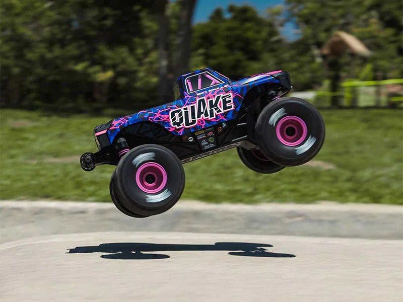 Arrma Monster Truck Quake GROM charbon 4X4 RTR 1/16 violet - ARA2137T3 - Image 10