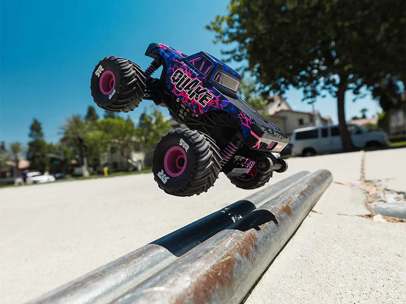 Arrma Monster Truck Quake GROM charbon 4X4 RTR 1/16 violet - ARA2137T3 - Image 11