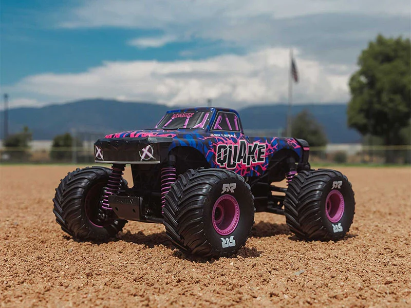 Arrma Monster Truck Quake GROM charbon 4X4 RTR 1/16 violet - ARA2137T3 - Image 12