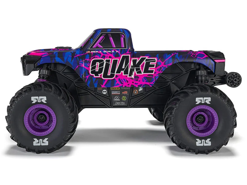 Arrma Monster Truck Quake GROM charbon 4X4 RTR 1/16 violet - ARA2137T3 - Image 3