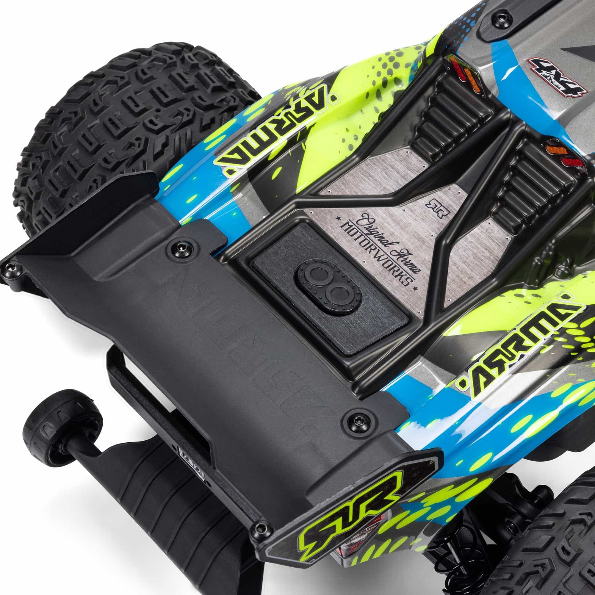 Arrma Vorteks 1/10 223S BLX brushless 4x4 stadium truck RTR jaune - ARA4305V4T2 - Image 11