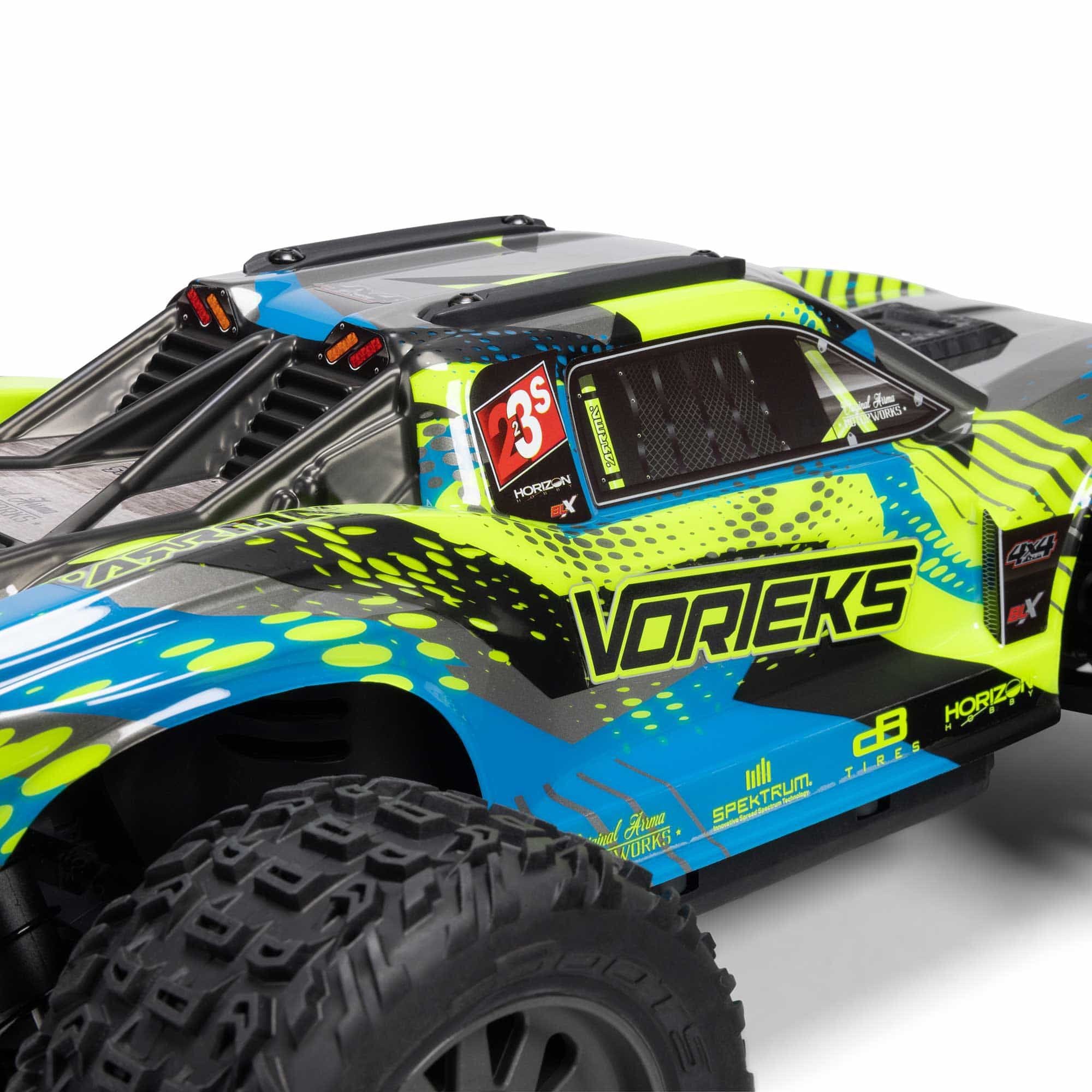 Arrma Vorteks 1/10 223S BLX brushless 4x4 stadium truck RTR jaune - ARA4305V4T2 - Image 13