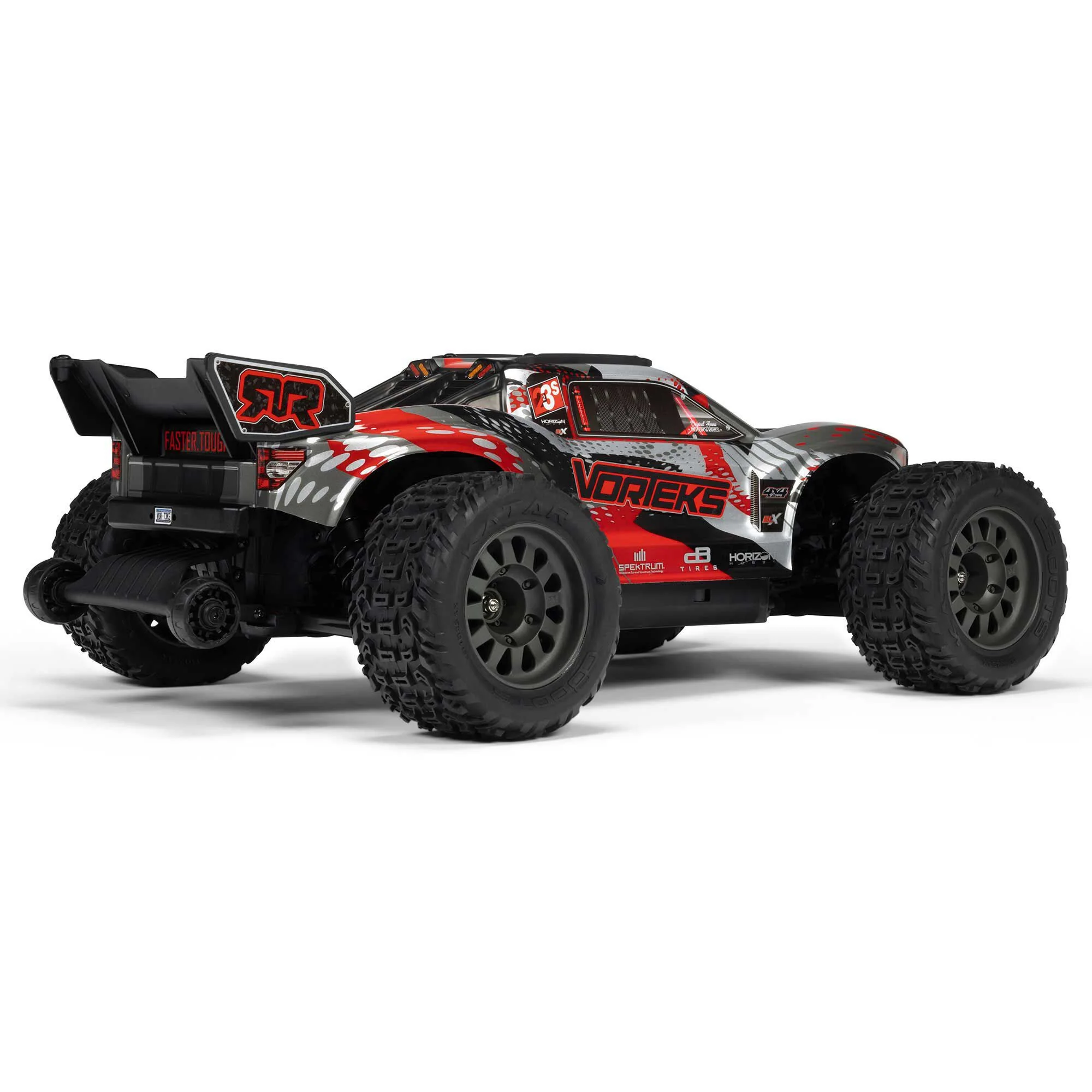 Arrma Vorteks 1/10 223S BLX brushless 4x4 stadium truck RTR rouge - ARA4305V4T1 - Image 4