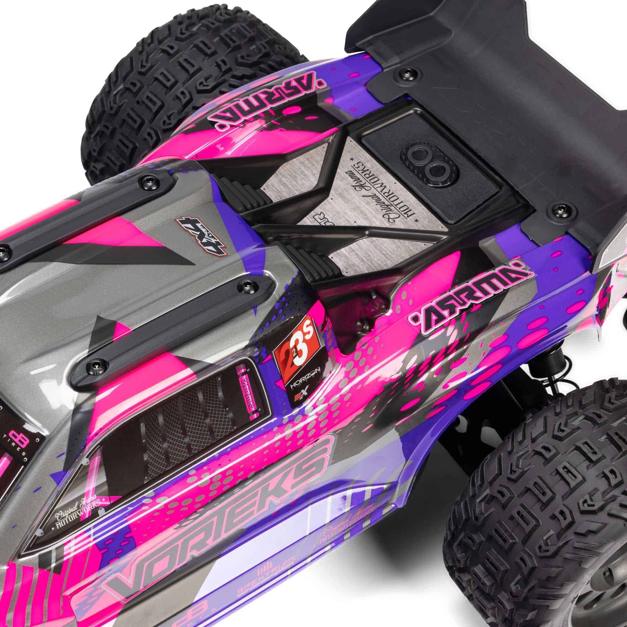Arrma Vorteks 1/10 223S BLX brushless 4x4 stadium truck RTR violet - ARA4305V4T3 - Image 11