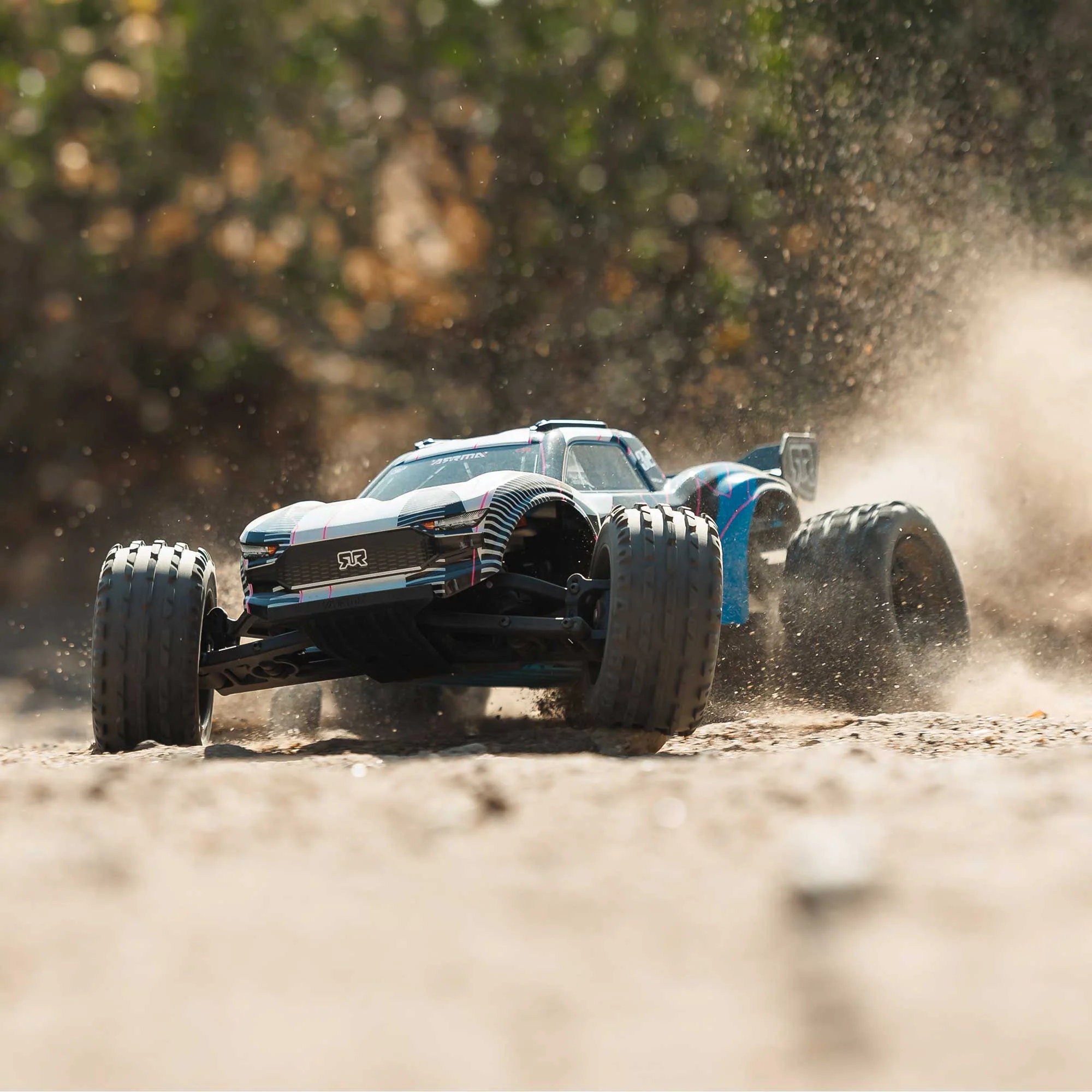 Arrma Vorteks Mega 550 2WD RTR stadium truck 1/10 bleu/rose - ARA3205T1 - Image 3