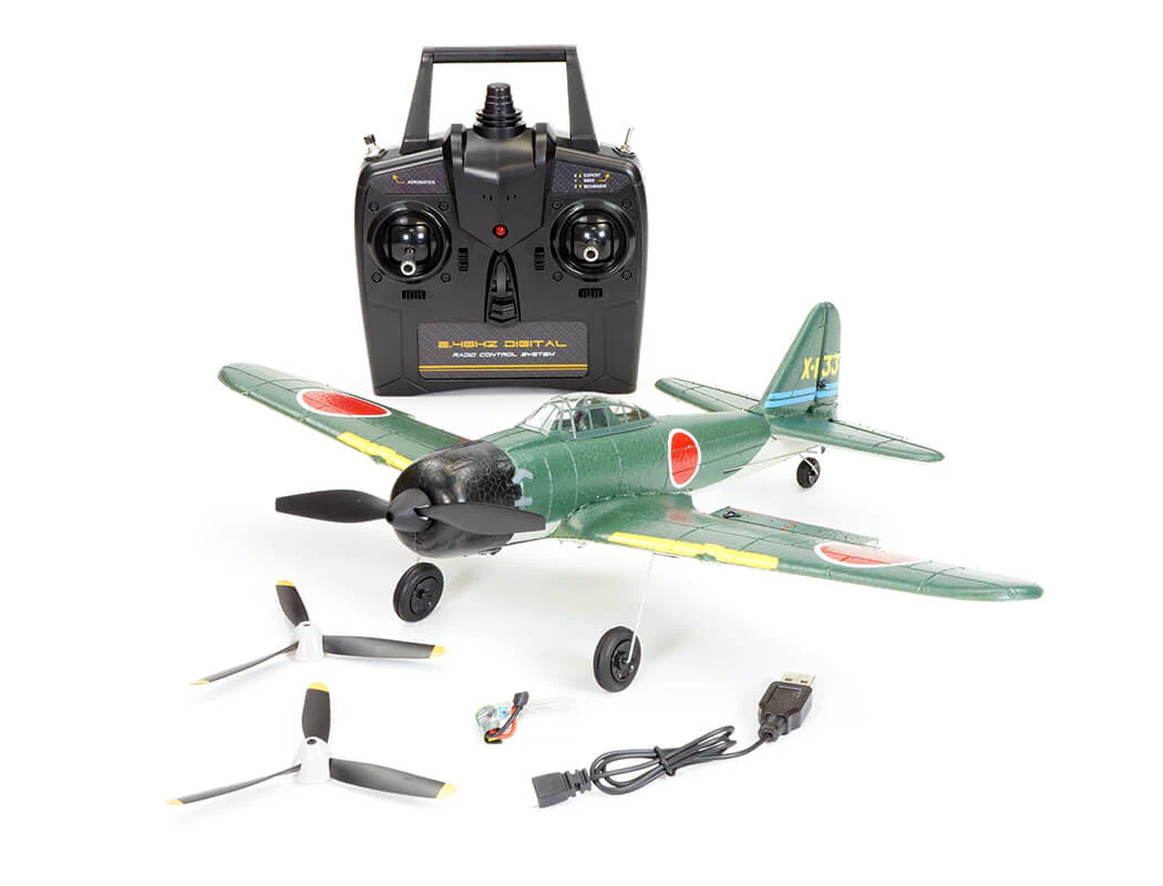 Avion télécommandé V761-15 Volantex MITSUBISHI ZERO avec stabilisateur de vol - Image 9