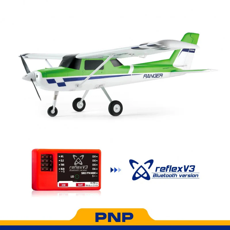 Avion FMS 1220mm Ranger V2 EP PNP reflex V3 vert - FMS147 (sans accu, chargeur, radio) - Image 2