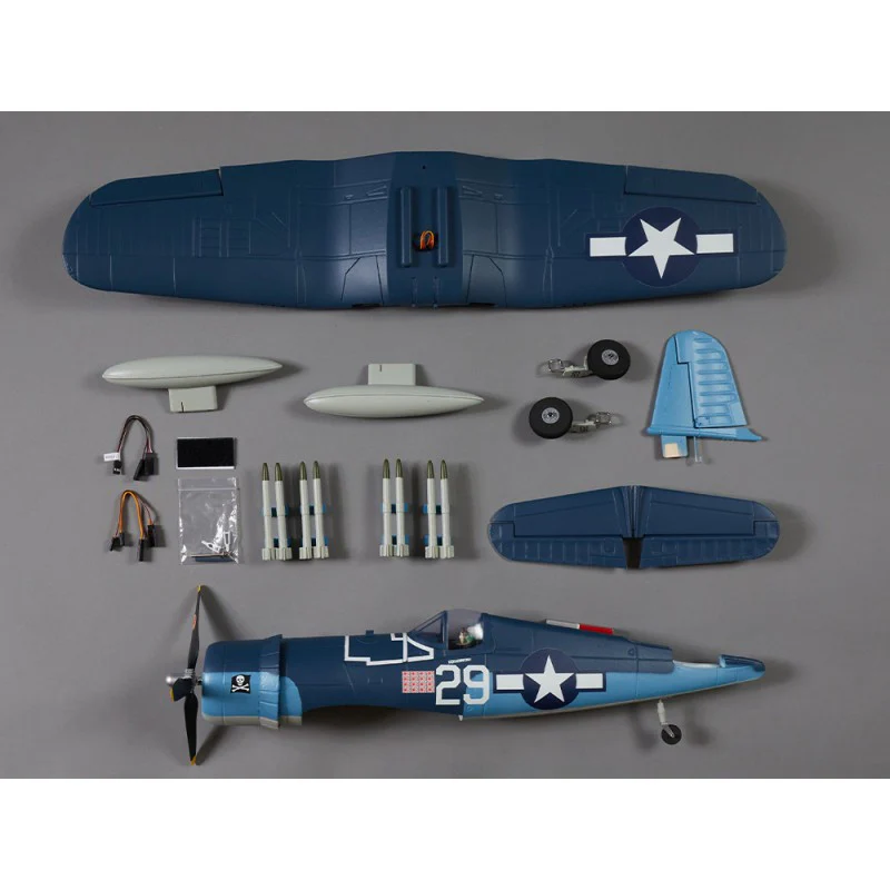 Avion RC 750mm F4U Corsair Warbird PNP kit DB001PB - Image 12