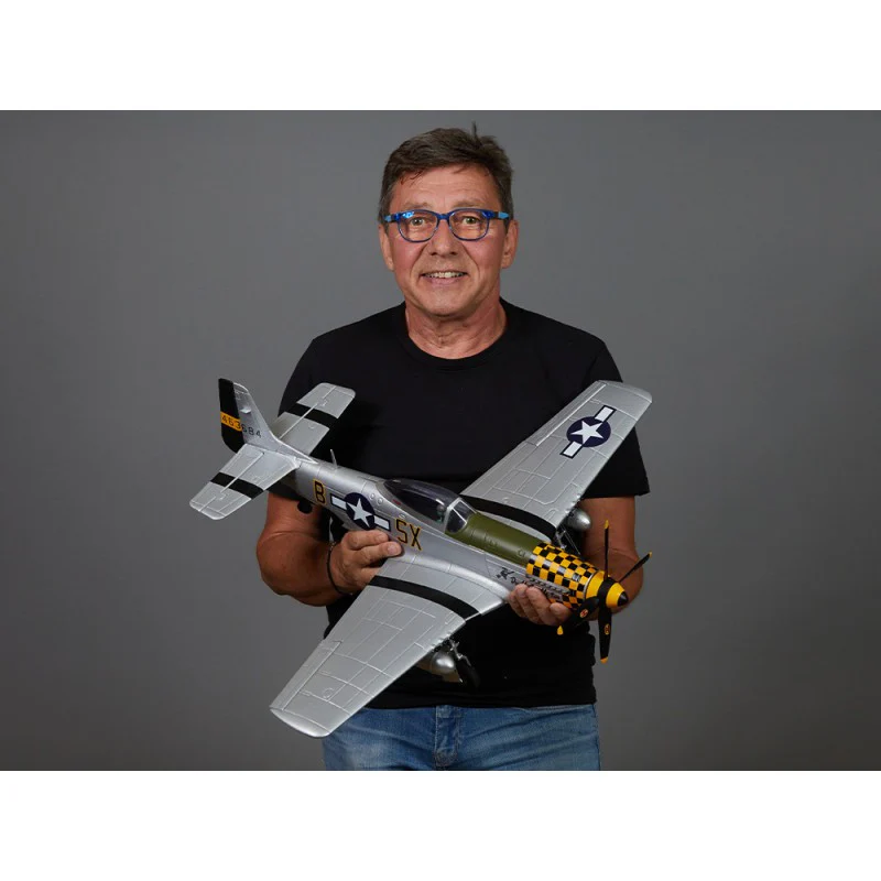 Avion RC 750mm P-51D Mustang Warbird PNP kit DB003PG - Image 12