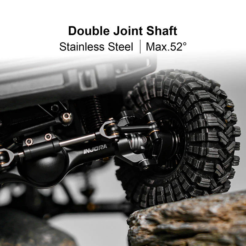Axes planétaires INJORA +7 mm pour TRX4M 1/18 - 4M-121BKFR - Image 5