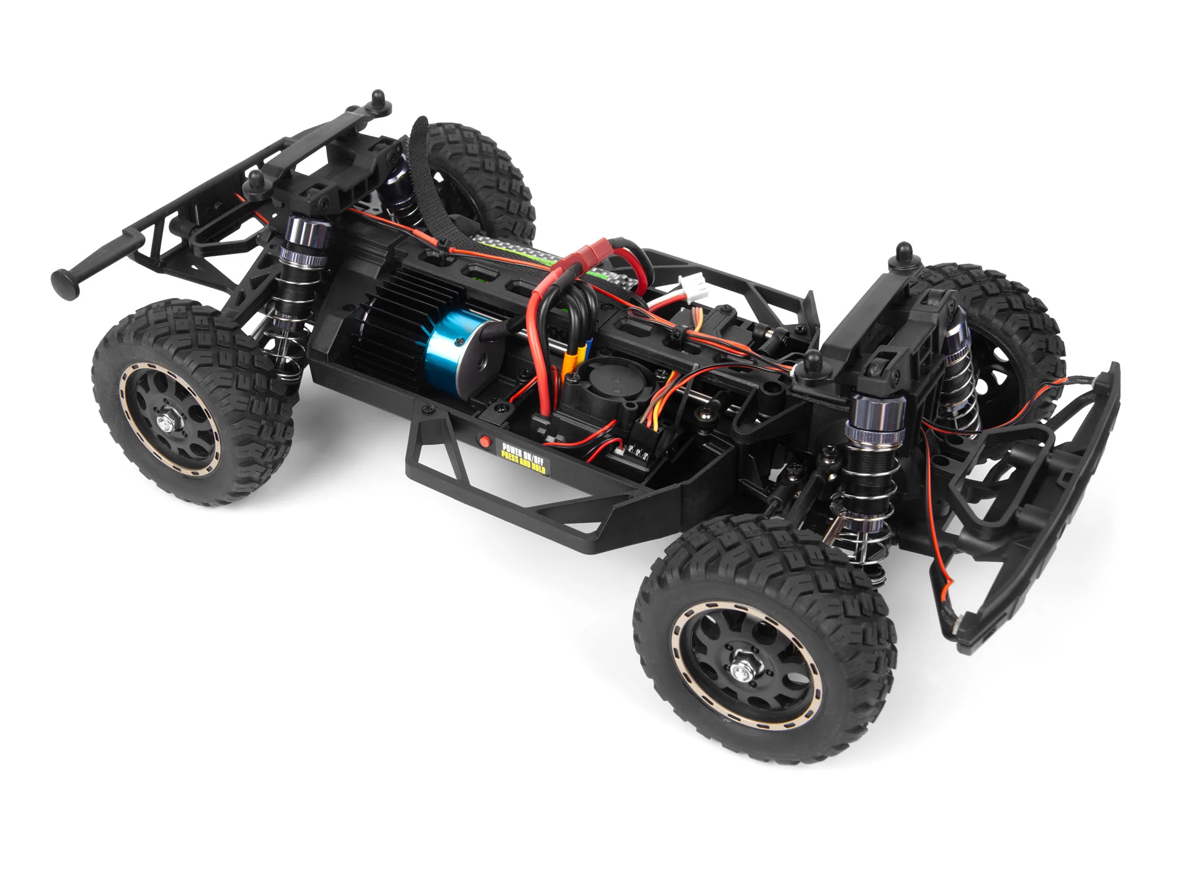 Backzon Vyper 1/16 brushless 45km/h lipo 2S SC Turbo 4WD RTR bleu - Image 4
