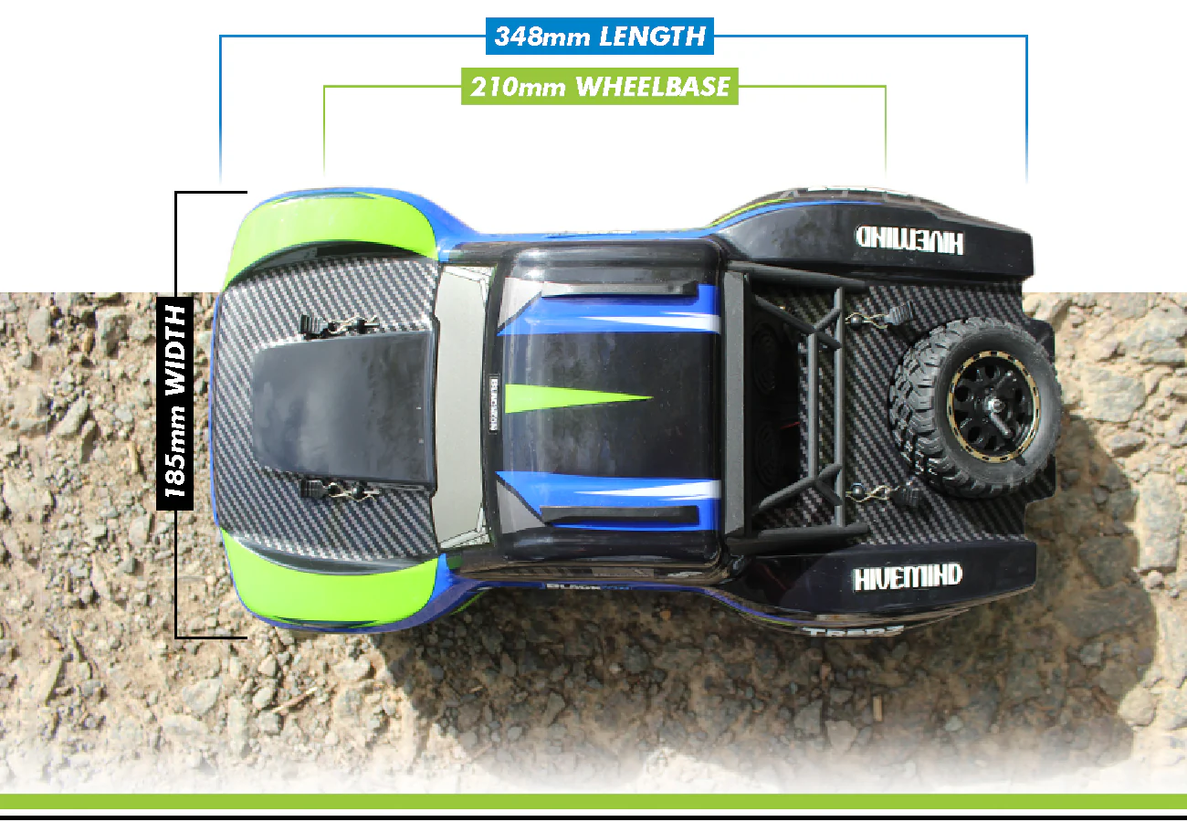 Backzon Vyper 1/16 SC 30km/h 4WD RTR bleu - Image 6