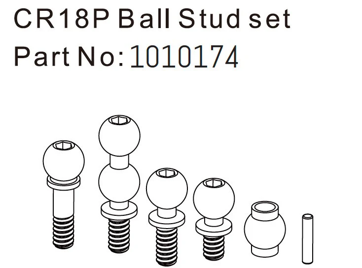 Ball Stud Set - EVO 1:18