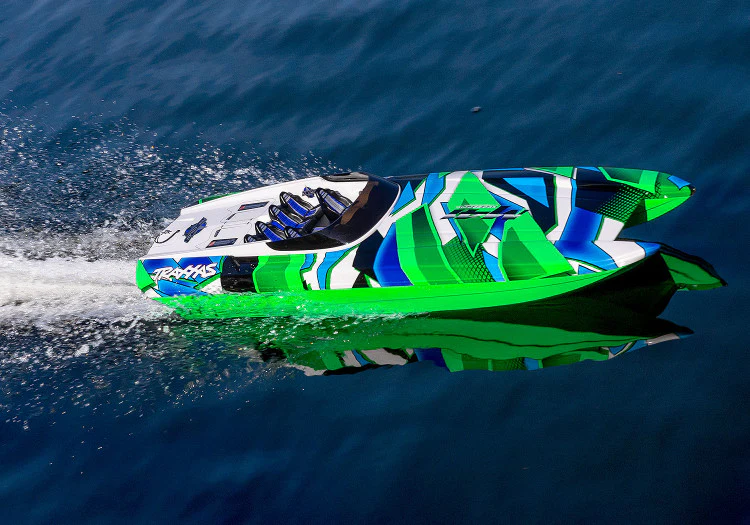 Bateau radiocommandé M41 DCB Widebody 80km/h TSM - Traxxas 57046-4 - Image 4