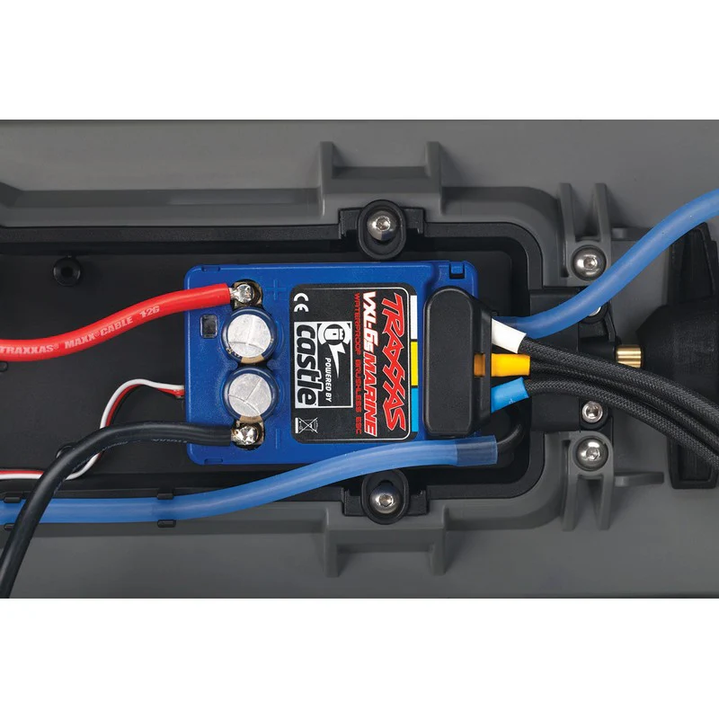 Bateau radiocommandé M41 DCB Widebody 80km/h TSM - Traxxas 57046-4 rouge - Image 7