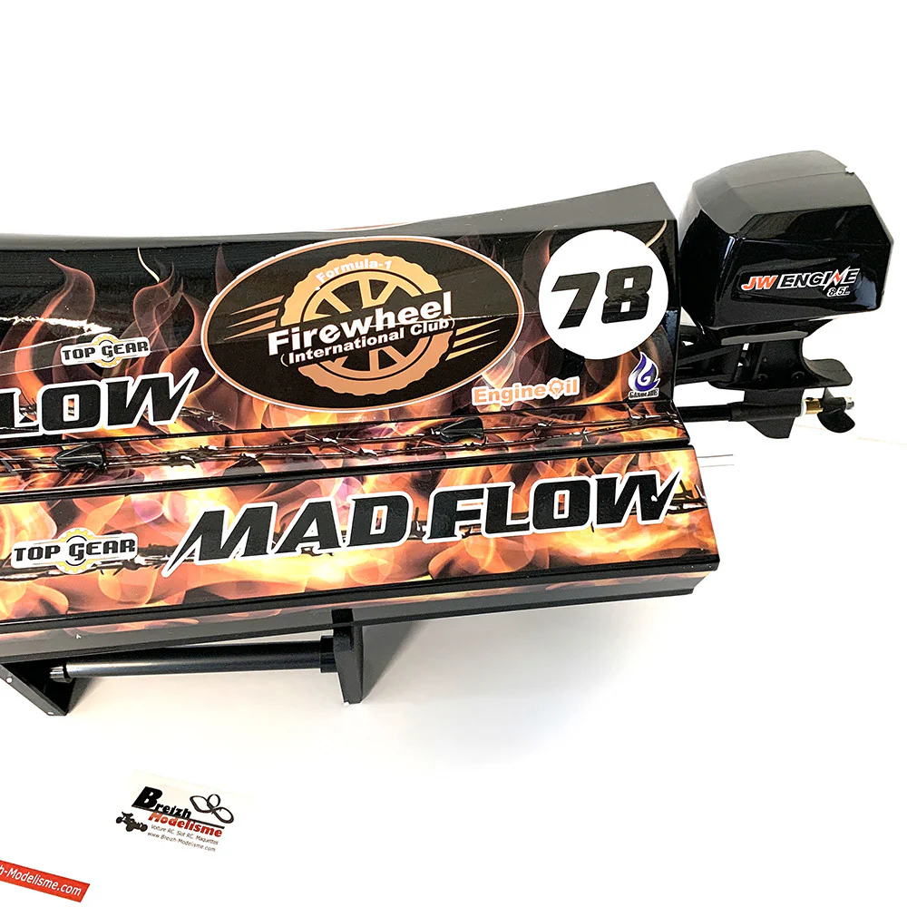 Bateau RC Joysway Mad Flow V3 F1 BL Brushless RTR 55km/h - 8653V3ARTR - Image 4
