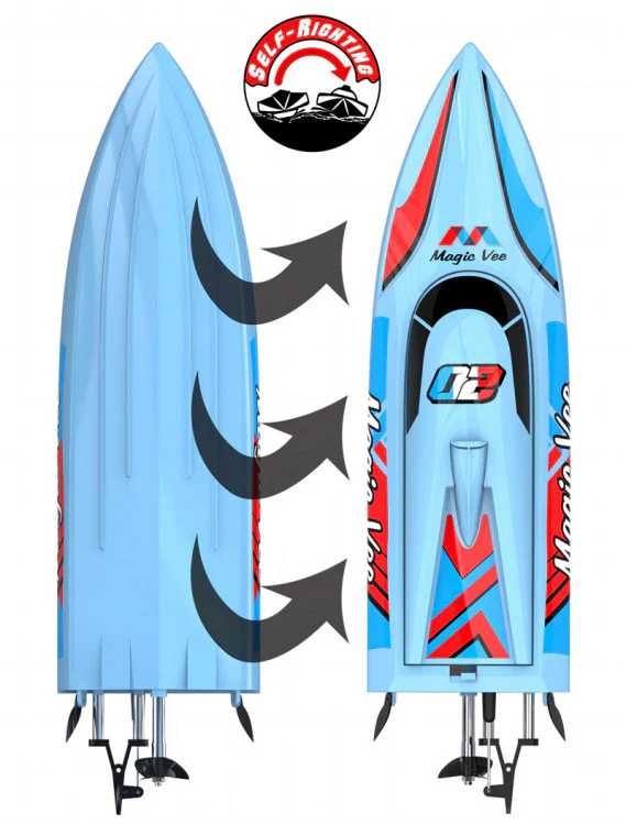 Bateau RC Joysway Micro Magic Vee RTR V6 - 8106V6 - Image 4