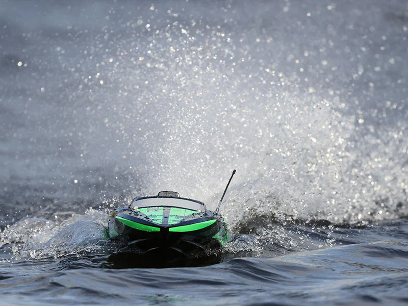 Bateau Télécommandé ProBoat Impulse 32 Brushless Deep-V RTR vert - Image 2