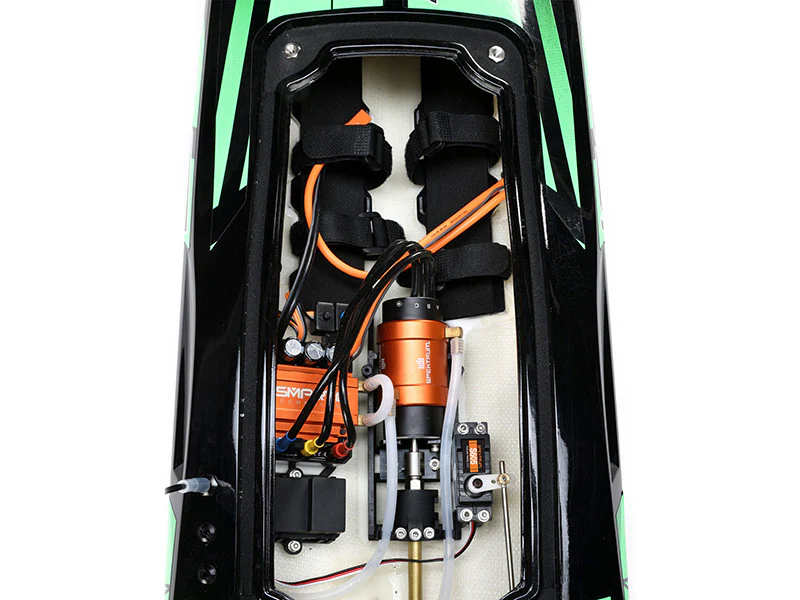 Bateau Télécommandé ProBoat Impulse 32 Brushless Deep-V RTR vert - Image 6