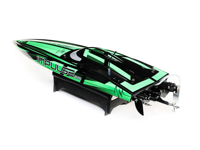 Bateau Télécommandé ProBoat Impulse 32 Brushless Deep-V RTR vert - Image 9