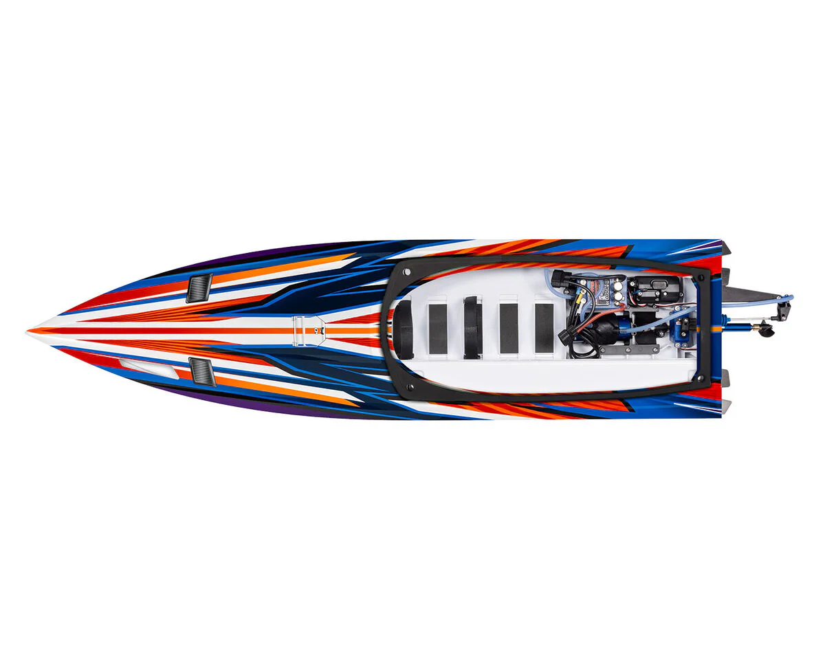 Bateau Traxxas Spartan SR VXL 6S TQi ID TSM RTR 103076-4 orange - Image 4