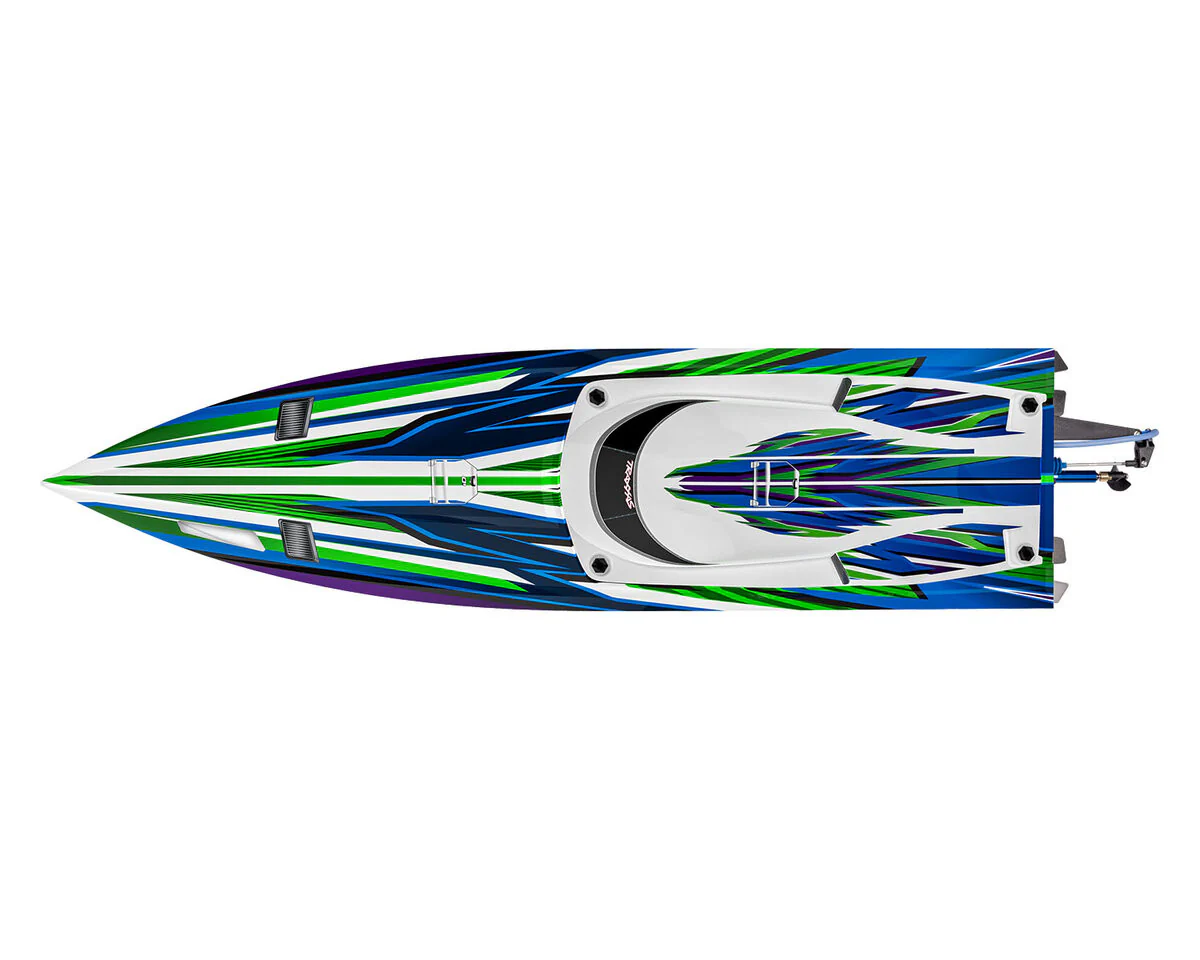 Bateau Traxxas Spartan SR VXL 6S TQi ID TSM RTR 103076-4 vert - Image 3