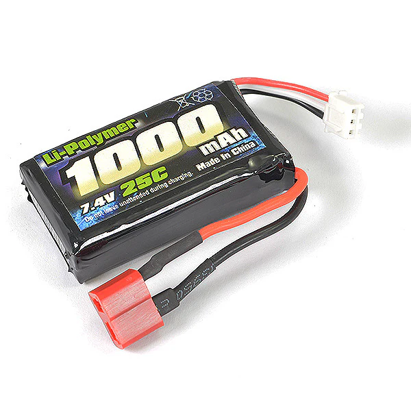 Batterie Lipo 2s 7.4V 1000mAh dean - FTX9791 / 540223