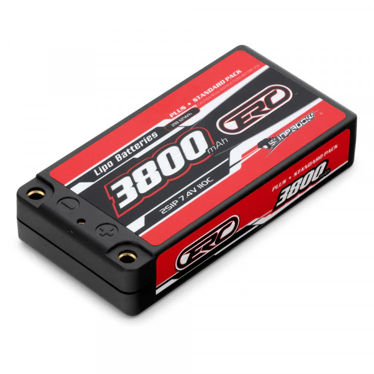 Batterie Lipo 2S 7,4V 3800mAh 110C 2S1P Shorty Slim