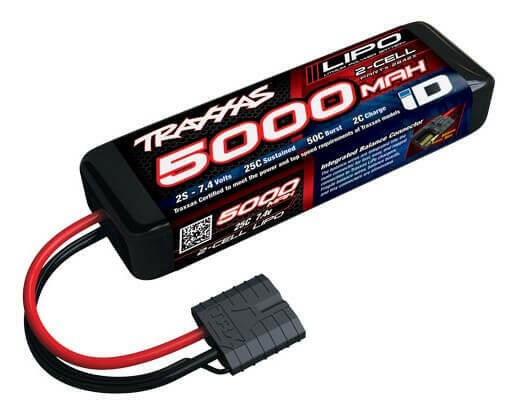 Batterie lipo 2S Traxxas 2842X Traxxas 7,4V 5000 mAh 25C ID