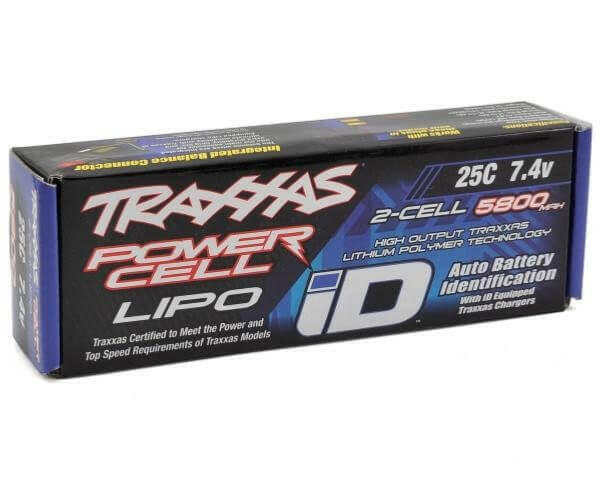 Batterie lipo 2S Traxxas 2843X 7,4V 5800 mAh 25C ID - Image 2