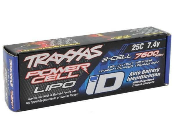 Batterie lipo 2S Traxxas 2869X 7,4V 7600mAh 25C ID - Image 2