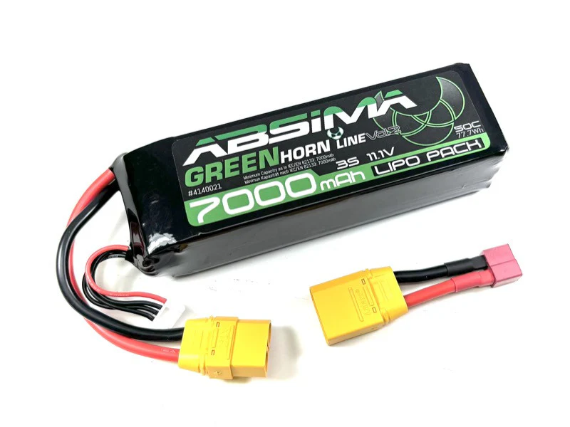 Batterie LiPo 3S 11,1V-50C 7000mAh XT90 et Dean T
