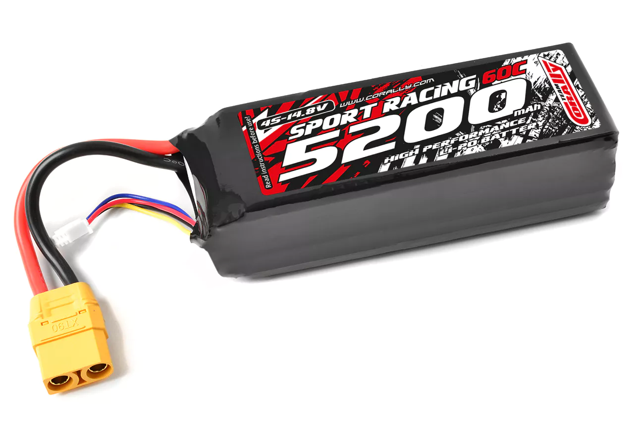 Batterie lipo 4S 14,8V 5200mAh Sport Racing 60C XT-90 - C-49232-X