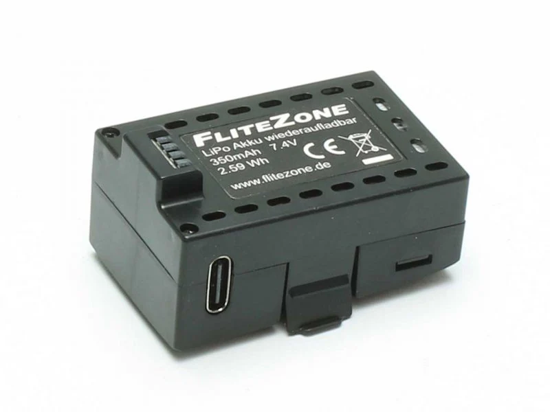 Batterie LiPo FliteZone 350mAh 7,4V pour UH-1DX - 16408 - Image 2
