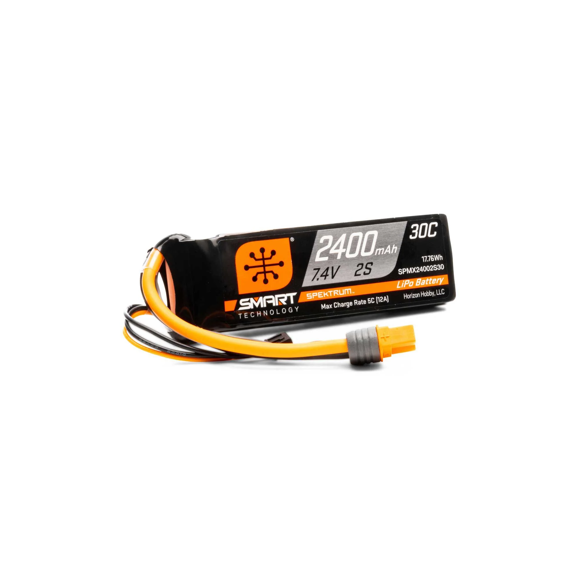 Batterie lipo Smart 2S 7,4v 2400mah 30C IC3 - SPMX24002S30