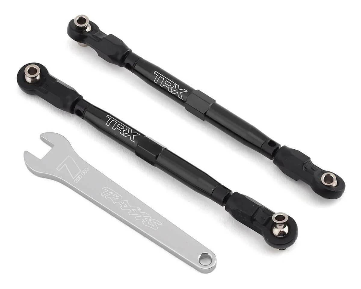 Biellettes avant aluminium noir Titanium Unlimited Desert Racer (x2) - Traxxas 8547A