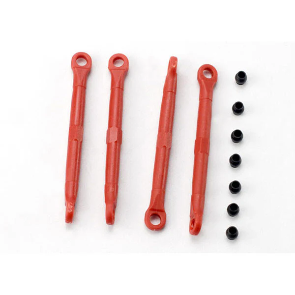 Biellettes plastiques rouges avant et arrière - Traxxas 7038